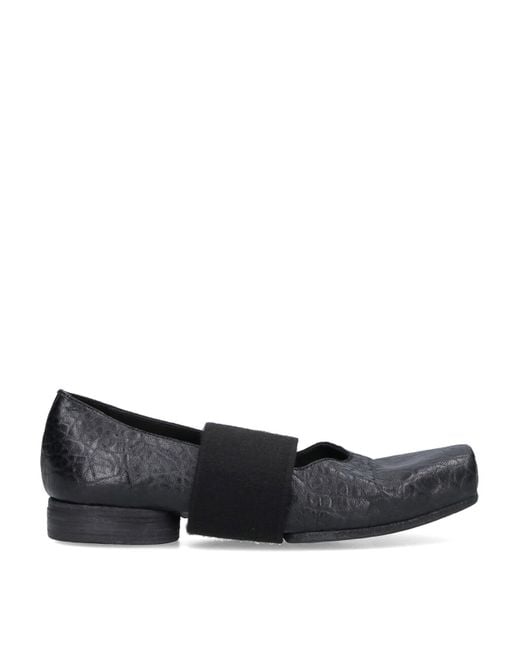 Uma Wang Black Ballerins With Heel