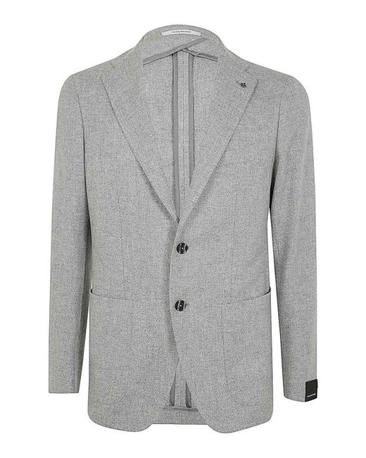 Tagliatore Gray Single Breast Jacket for men