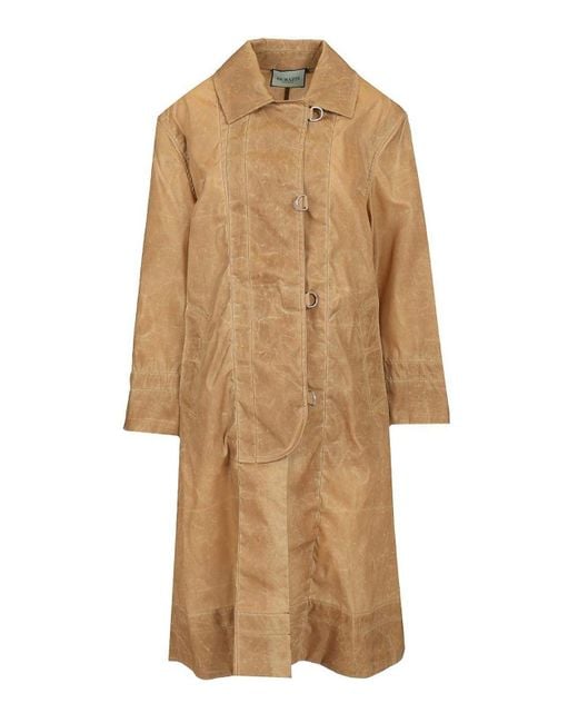 DURAZZI MILANO Natural Leather Effect Raincoat