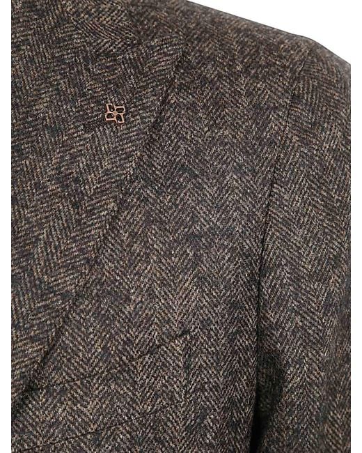 Tagliatore Gray Single Breast Jacket for men