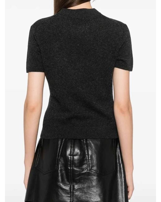 Alexander Wang Black Wool T-Shirt