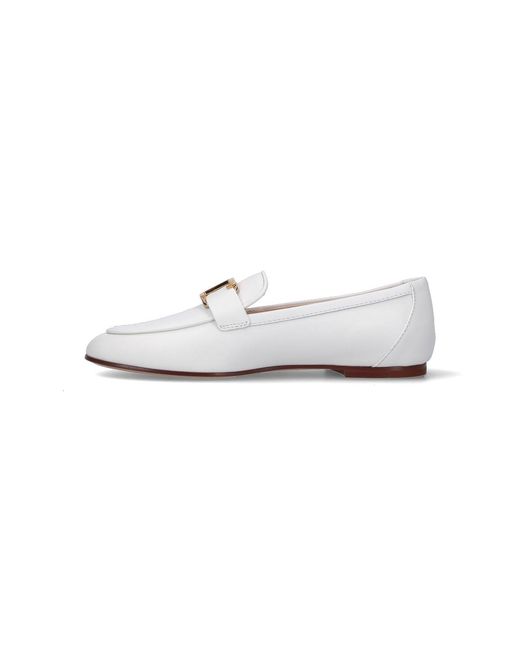 Tod's White Moccasins