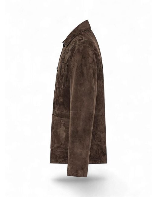 DUNO Brown Jacket for men