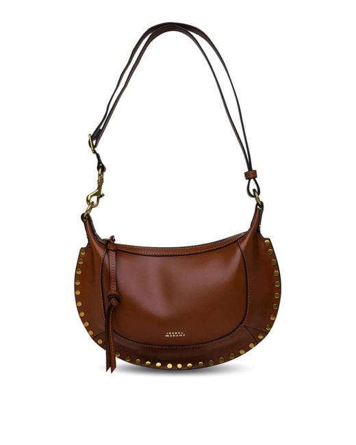 Isabel Marant Brown Oskan Brother Leather Bag for men