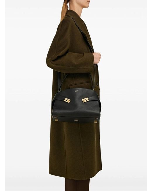 Ferragamo Black Hug Small Leather Tote