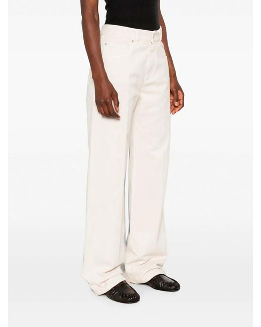 Brunello Cucinelli White Dyed Pants