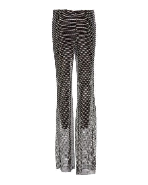 ROTATE BIRGER CHRISTENSEN Gray Stretch Fabric Pants