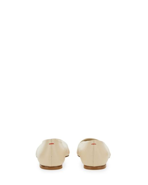 Aeyde Natural Ballerinas