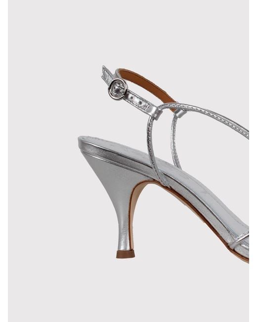 Aeyde Metallic Solange Woven Sandal