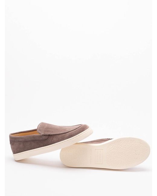 Brunello Cucinelli Brown Slip-Ons for men