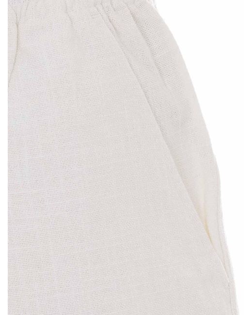 Isabel Marant White Ivory Balyme Shorts