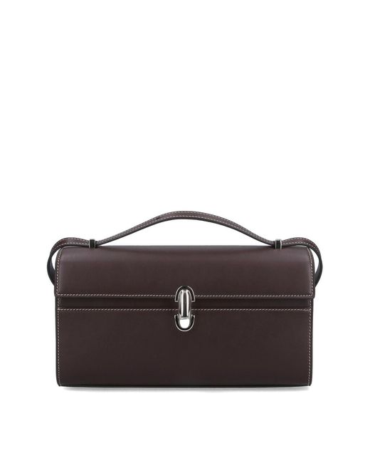 SAVETTE Brown Shoulder Bag