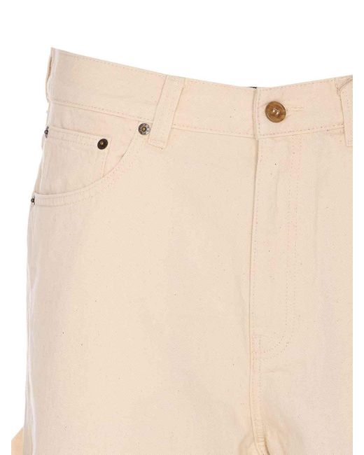 A.P.C. Natural Ecru Westland Shorts for men