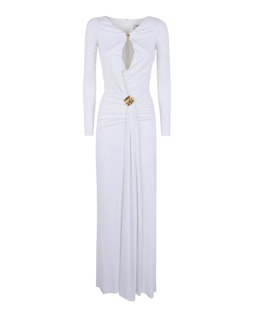 Elisabetta Franchi White Carpet Long Dress