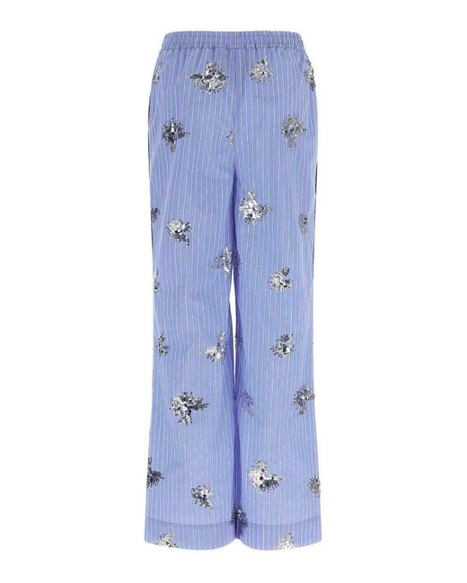 Le twins Blue Giorno Pants