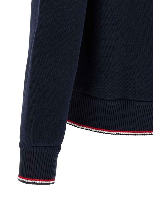 Thom Browne Blue Rwb Piping Sweatshirt for men