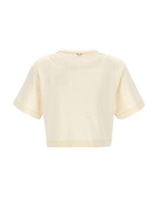 Rabanne White Metal Sequin Top Tops