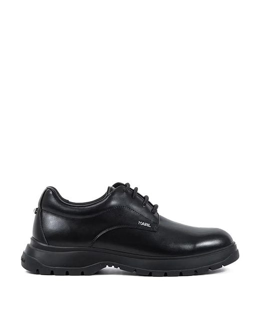 Karl Lagerfeld Black Magnus Derby Lace for men