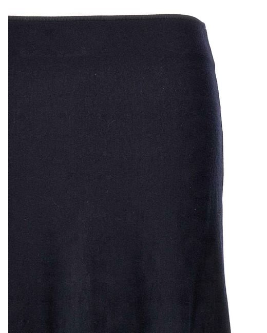Khaite Blue Midi Skirts