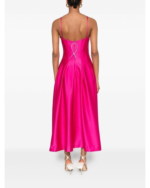 Rebecca Vallance Pink Sweetheart Neckline Dress