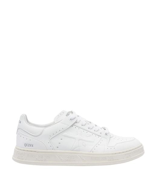 Premiata White Quinn Sneakers for men