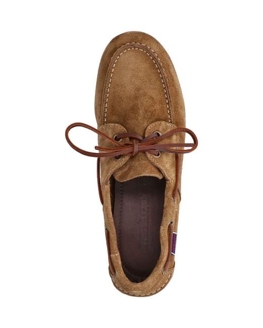 Sebago Brown Owen Moccasins for men