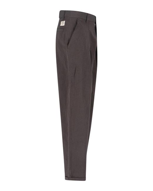 RANRA Gray Tailored Trousers for men