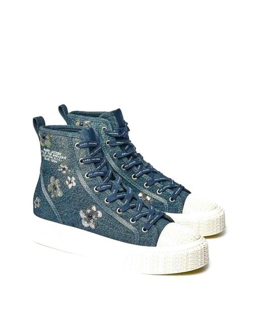 Marc Jacobs Blue The High Top Sneakers