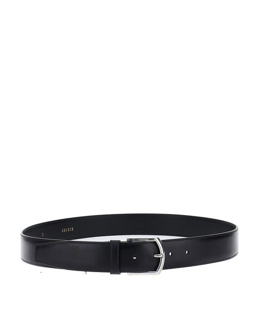 Church's Black Smooth Leather Belt for men