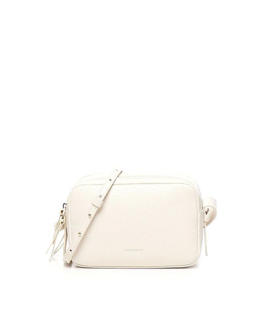 Coccinelle Natural Malory Small Shoulder Bag