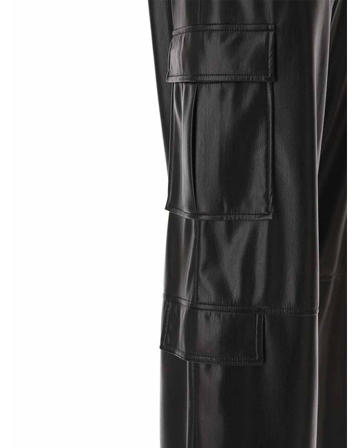 MSGM Gray Cargo Trousers