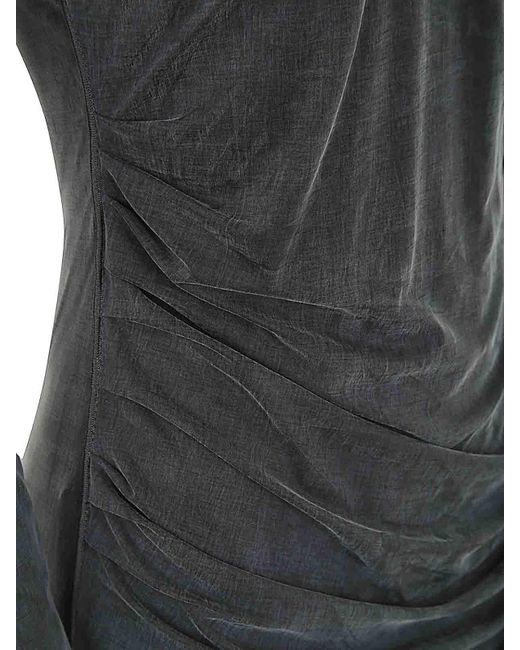Giorgio Armani Black Long Sleeves Pencil Long Dress