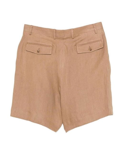 Lardini Natural Bermuda Shorts for men