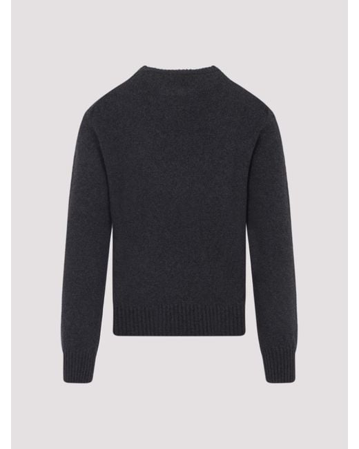 AMI Blue Adc Sweater for men