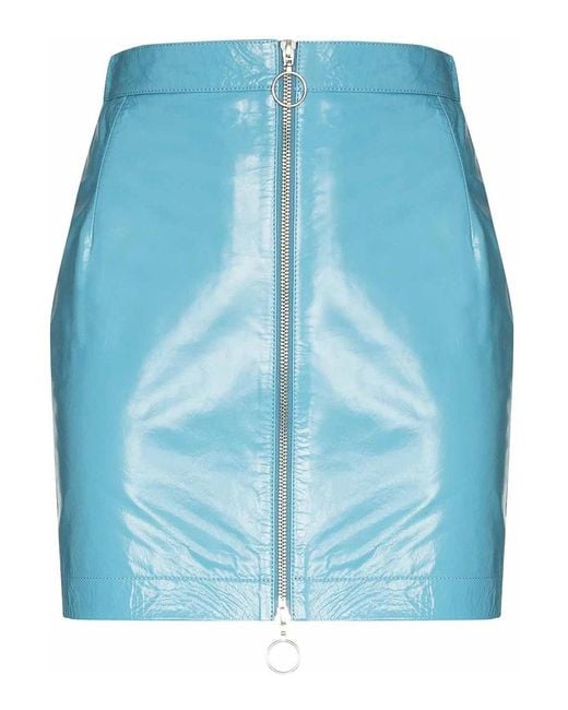 REMAIN Birger Christensen Blue Lizzie Skirt