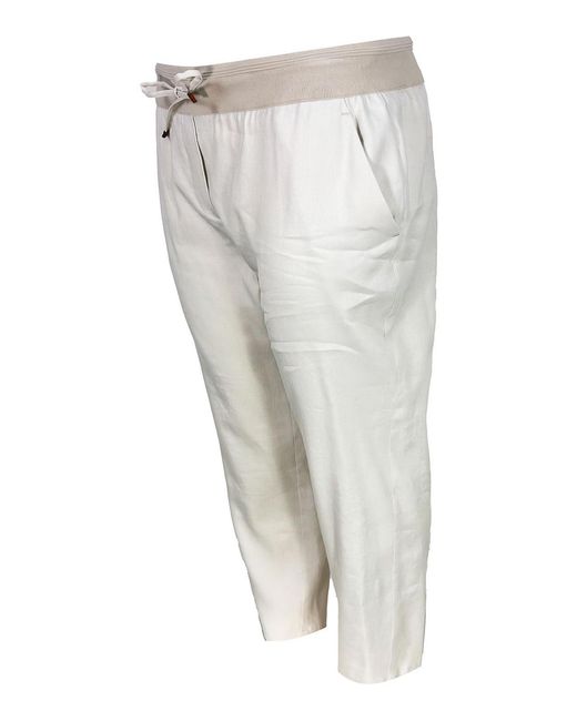 Lorena Antoniazzi Gray Trousers