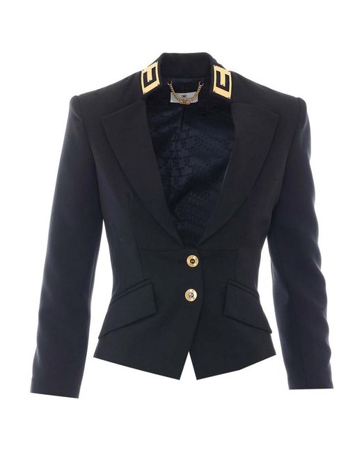 Elisabetta Franchi Blue Jacket