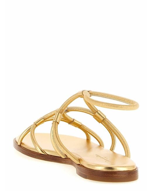 Gianvito Rossi Metallic G32574 Sandals