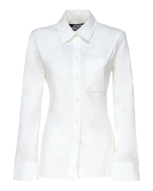 Jacquemus White Cotton Shirt