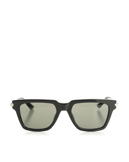 McQueen Gray Square Sunglasses for men