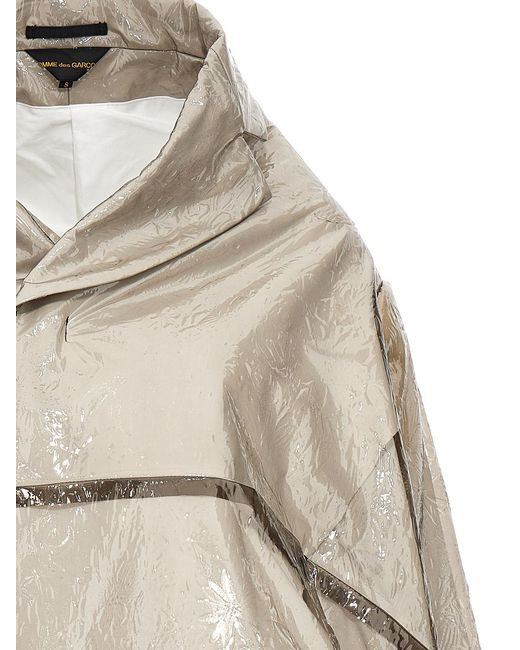 Comme des Garçons Natural Oversize Texture Trench Coat