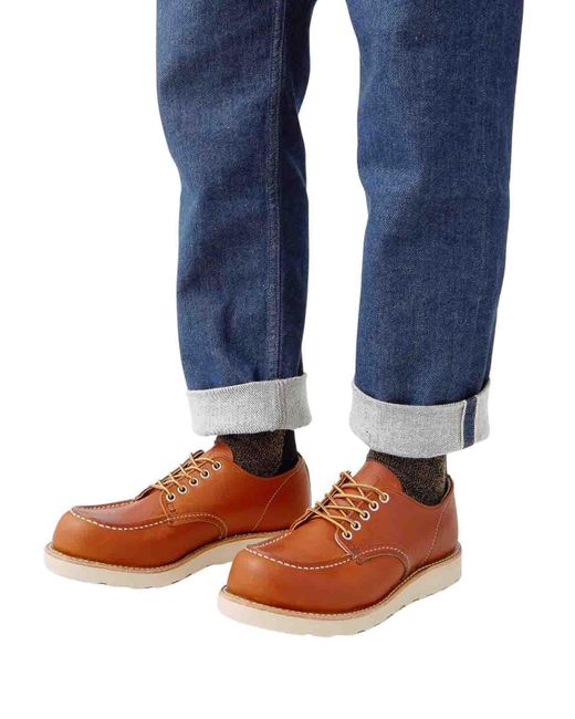 Red Wing Orange Moc Oxford Lace-up for men