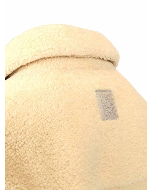 Loewe Natural Shearling Overshirt for men