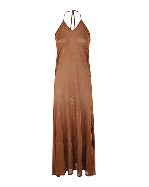 Tom Ford Brown Halterneck Dress