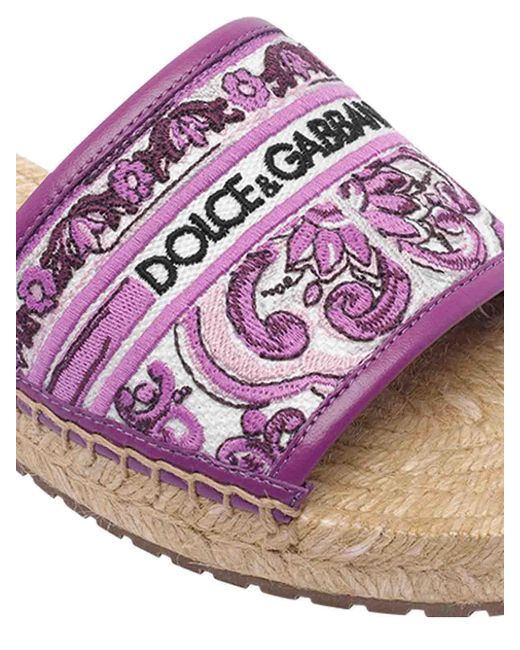 Dolce & Gabbana Pink Dolce & Amp Gabbana Espadrilles