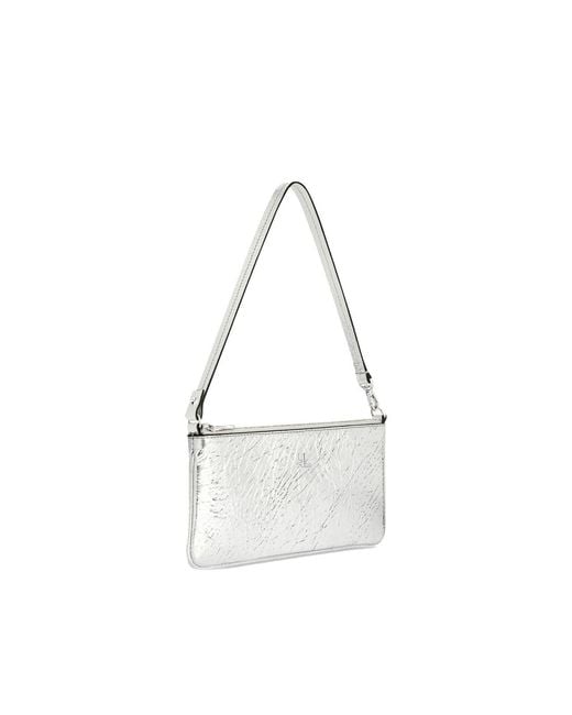 Courreges White Naplack Bag With Logo