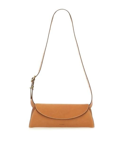 Borsa Cannoli di Jil Sander in White