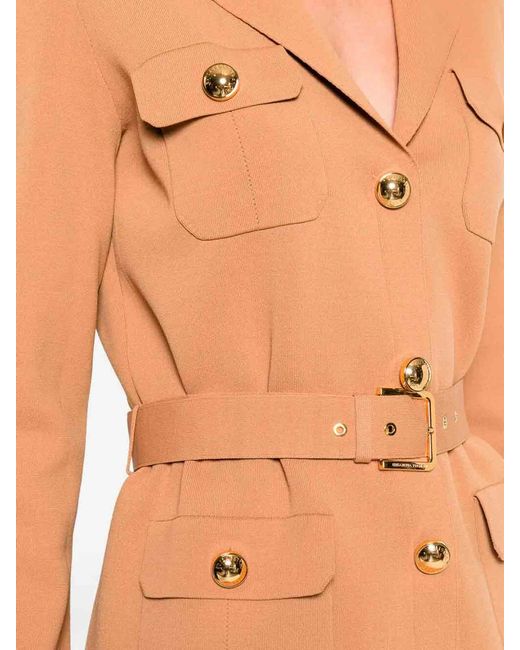 Elisabetta Franchi Orange Tricot Sweater