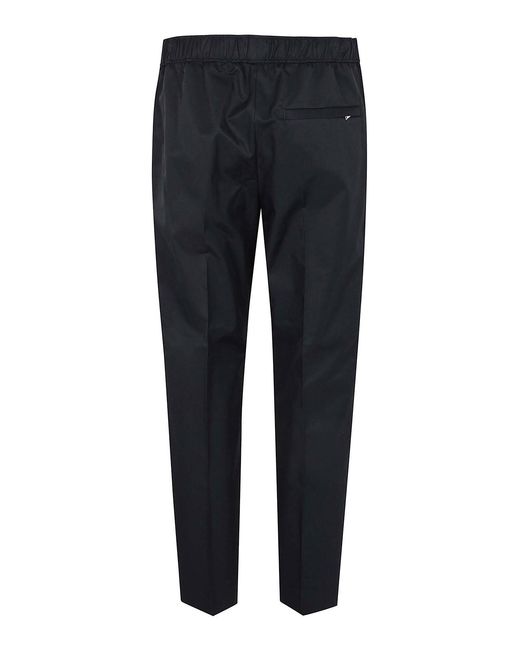 Lanvin Black Elasticated Waist Trousers for men
