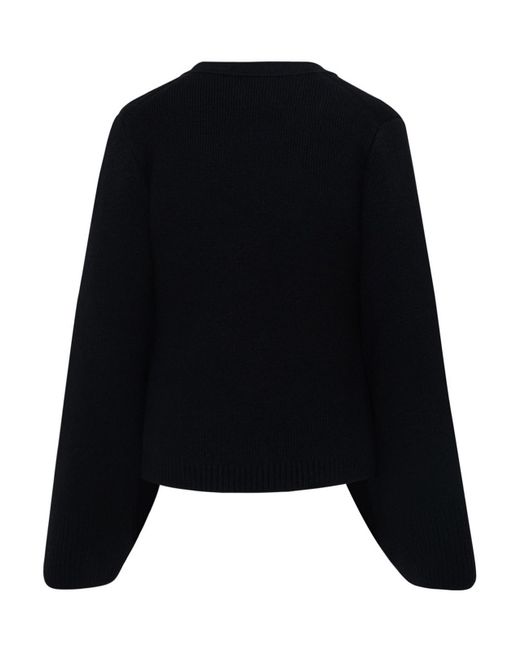 Khaite Black Round Neck
